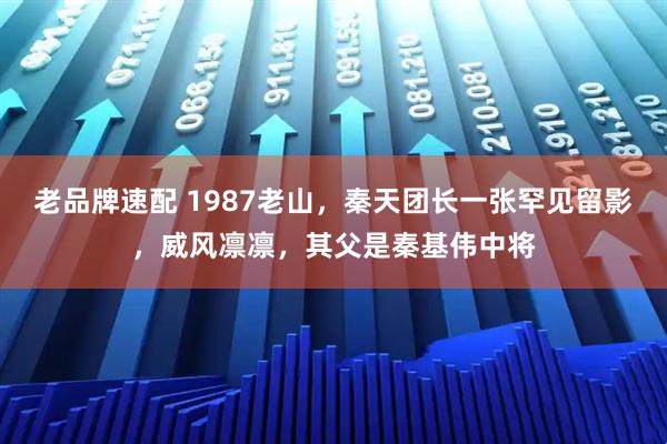 老品牌速配 1987老山，秦天团长一张罕见留影，威风凛凛，其父是秦基伟中将